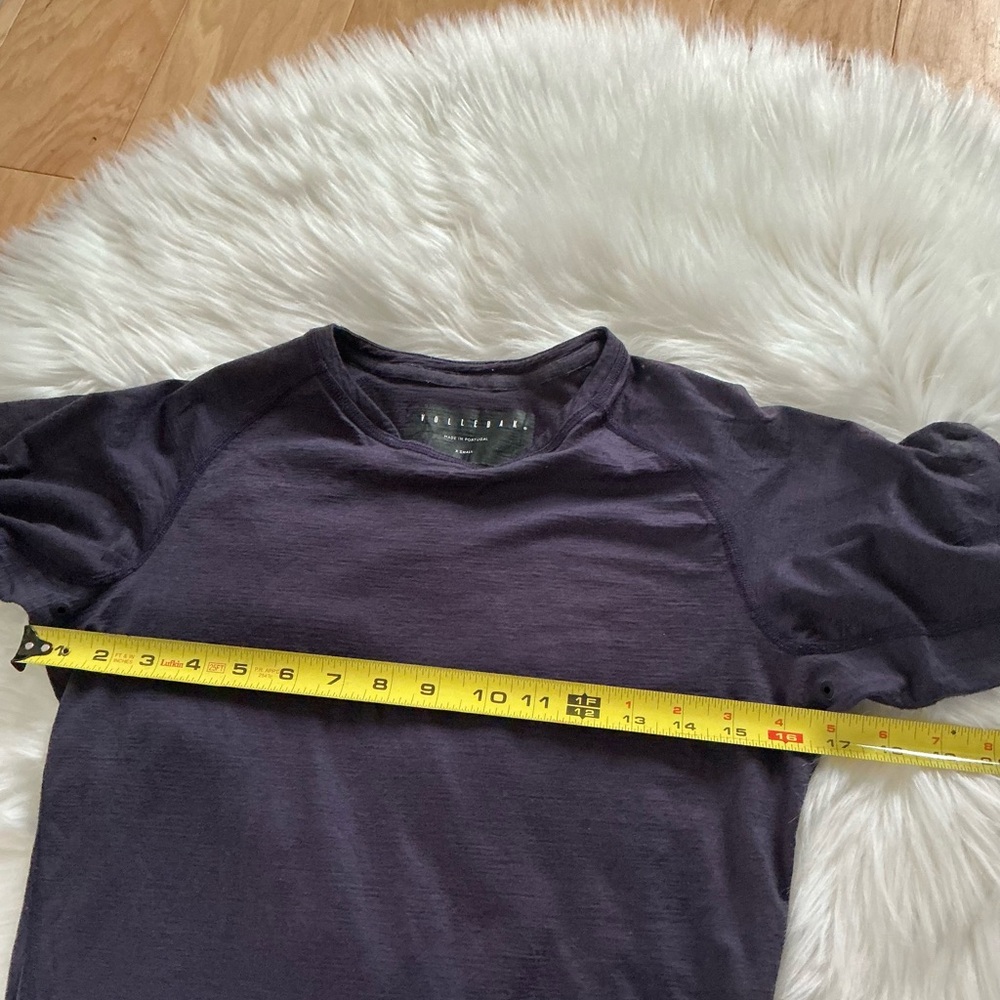 Vollebak Dark Purple Merino Wool T-Shirt Size XS - Picture 4 of 8